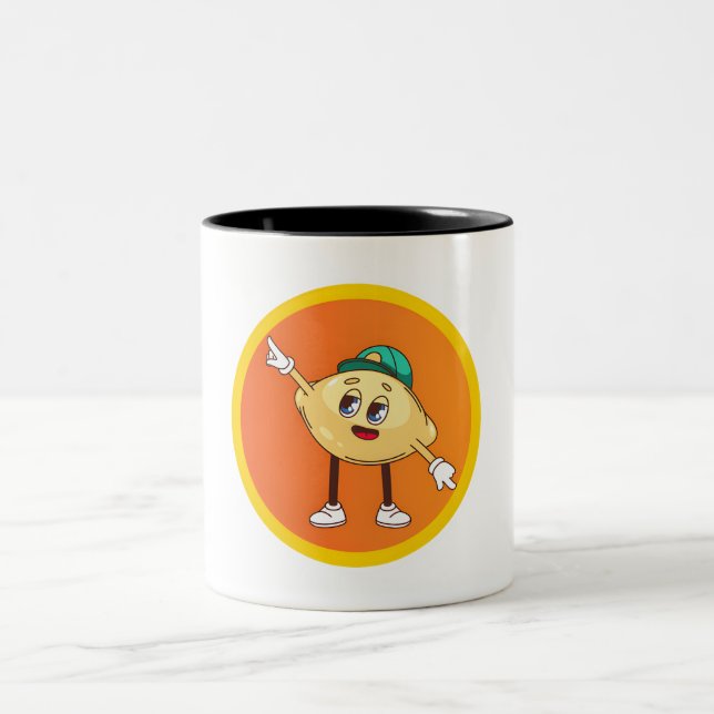 Tasse 2 Couleurs Amis des Fruits (Centre)