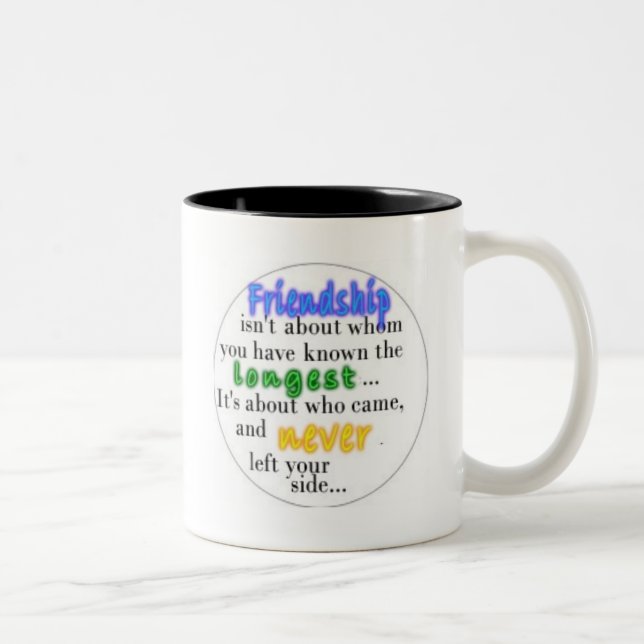 Tasse 2 Couleurs Amitié (Droit)
