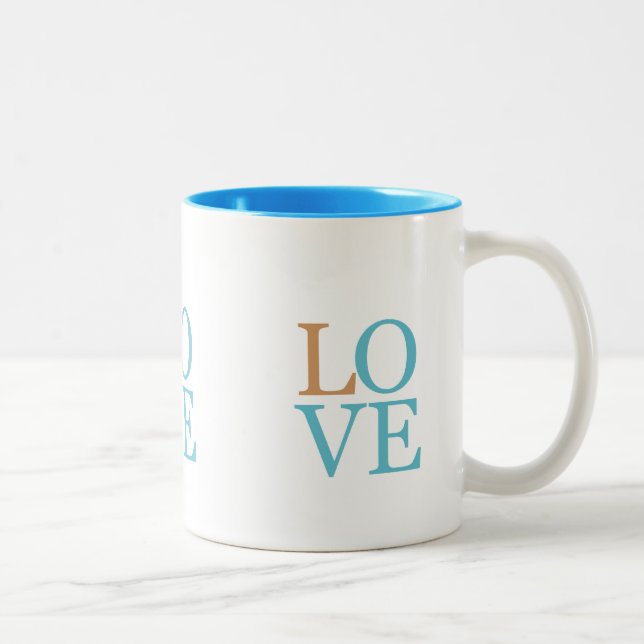 Tasse 2 Couleurs Amour (Droit)