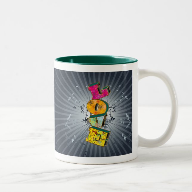 TASSE 2 COULEURS AMOUR (Droit)