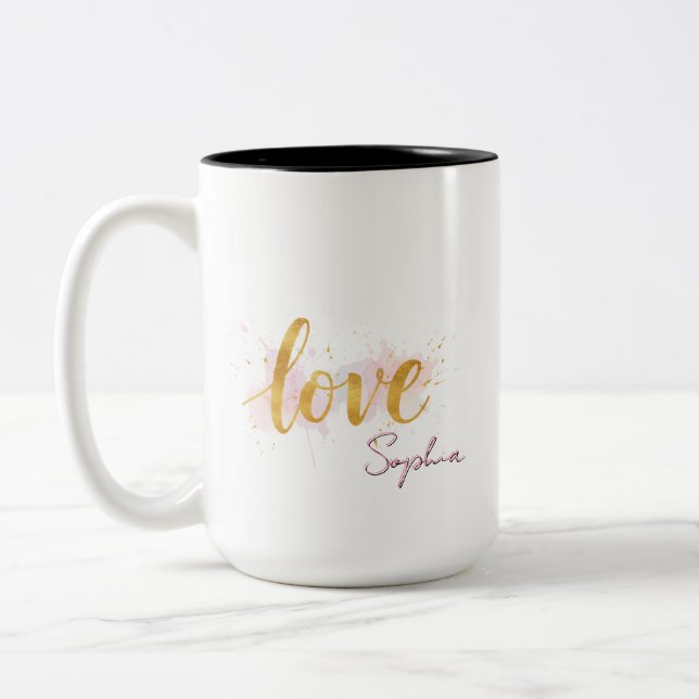 Tasse 2 Couleurs Amour (Gauche)