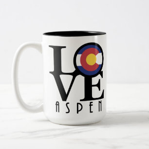 Tasse 2 Couleurs AMOUR Aspen Colorado 15oz