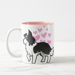 Tasse 2 Couleurs Amour de border collie