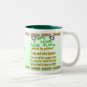 Tasse 2 Couleurs Amour de Dieu I cet endroit