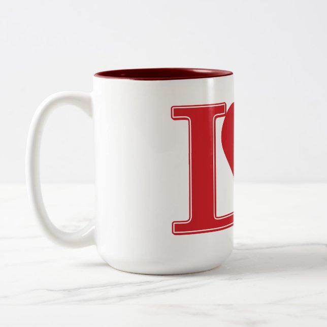 Tasse 2 Couleurs Amour de l'orignal (Gauche)