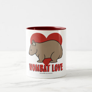 Tasse 2 Couleurs Amour de wombat