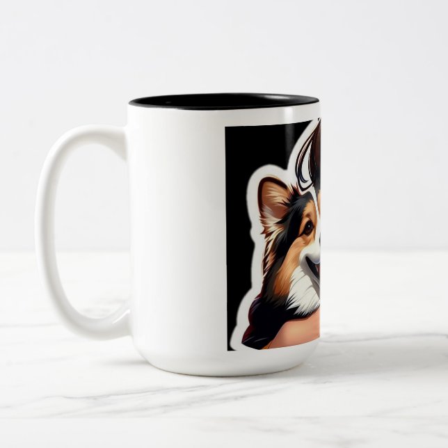 Tasse 2 Couleurs Amour des animaux (Gauche)