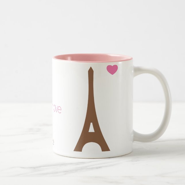 Tasse 2 Couleurs amour d'oeil… (Droit)