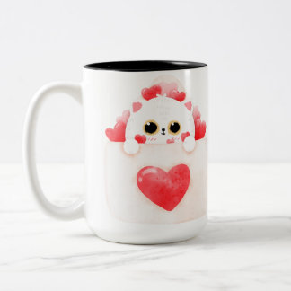 Tasse 2 Couleurs amour du chat
