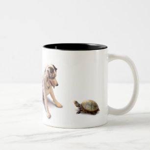 Tasse 2 Couleurs Amour inattendu de tortue