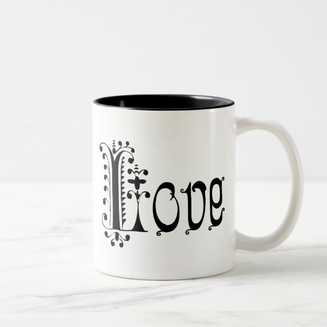 Tasse 2 Couleurs Amour Loopy Fancy (Droit)