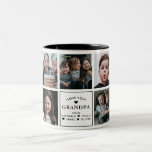 Tasse 2 Couleurs Amour Moderne Vous Grand-Père/Gramps/Autres 9-Phot<br><div class="desc">Les tasses personnalisées de collage photo pour papy sont un cadeau sincère et pratique qui capture des moments familiaux précieux d'une manière unique. Cette tasse personnalisée offre de l’espace pour neuf photos, ce qui la rend parfaite pour présenter les sourires des petits-enfants, les anniversaires ou les souvenirs spéciaux de tous...</div>