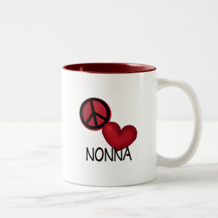 Tasse 2 Couleurs Amour Nonna de paix