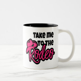 Tasse 2 Couleurs Amoureux de cheval de rodéo Chapeau de cowboy occi