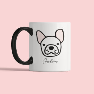Tasse 2 Couleurs Amoureux de chien mignon Maman de chien Papa de ch
