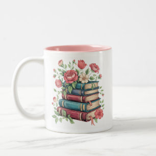 Tasse 2 Couleurs Amoureux de livres pour enseignants Retour à l'éco