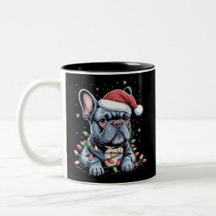 Tasse 2 Couleurs Amoureux du Bouledogue Français Frenchie Chapeau d