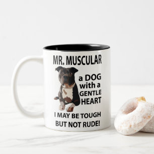 Tasse 2 Couleurs Amoureux du chien Pitbull