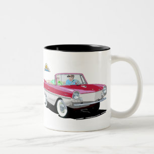 Tasse 2 Couleurs Amphicaire rouge-blanc