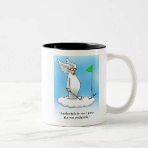 Tasse 2 Couleurs Amusant Angel Golf Humour Mug!