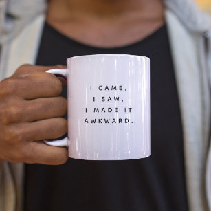 Tasse 2 Couleurs Amusant Awesome Trendy Typographie Awkward Coworke