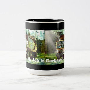 TASSE 2 COULEURS AMUSANT CAMION DE CAFÉ DU CONDUCTEUR