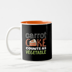 Tasse 2 Couleurs Amusant et mignon passeur de gâteaux carottes