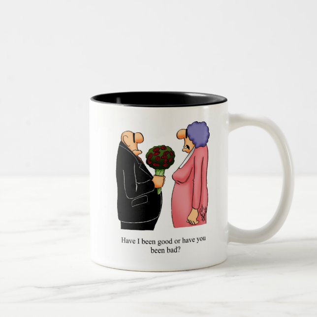Tasse 2 Couleurs Amusant mariage Humour confiture cadeau (Droit)