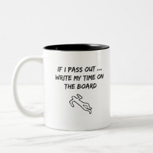 Tasse 2 Couleurs Amusement Crossfit-Inspiré de nouveauté