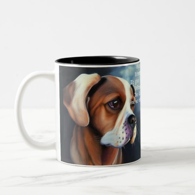 Tasse 2 Couleurs Amusement de la vieille mère Hubbard (Gauche)