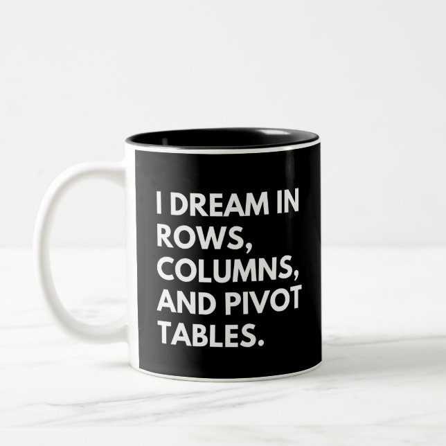 Tasse 2 Couleurs Analyste de données Citation drôle de collègue (Gauche)