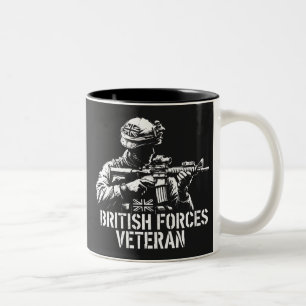 Tasse 2 Couleurs Ancien combattant des forces britanniques
