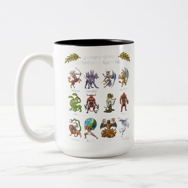 Tasse 2 Couleurs Ancient Greek Mythology Monsters (Gauche)