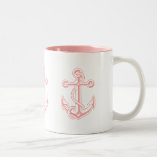 Tasse 2 Couleurs Ancrage rose