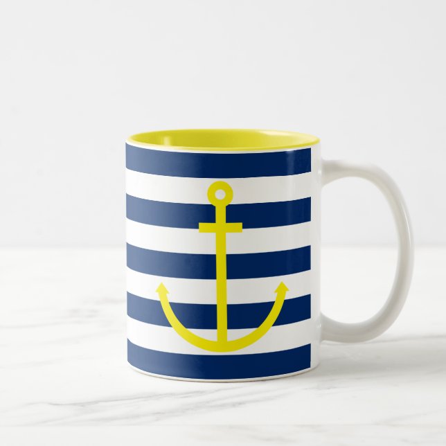 Tasse 2 Couleurs Ancre (Droit)