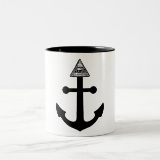 Tasse 2 Couleurs Ancre d'Illuminati