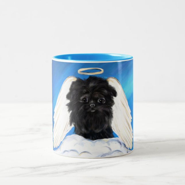 Tasse 2 Couleurs Ange Affenpinscher  (Centre)