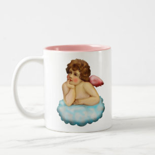 Tasse 2 Couleurs ange antique cherub