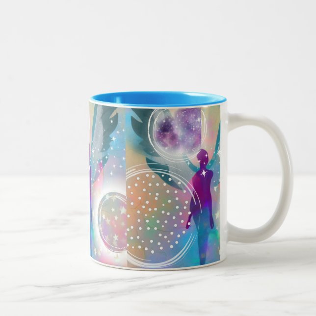 Tasse 2 Couleurs Ange gardien (Droit)