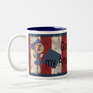 Tasse 2 Couleurs Angel américain primitif