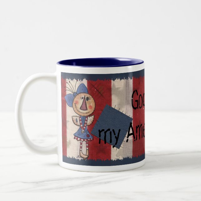 Tasse 2 Couleurs Angel américain primitif (Gauche)