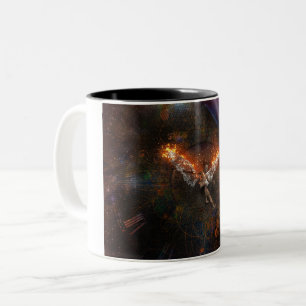 Tasse 2 Couleurs Angel avec ailes brûlantes
