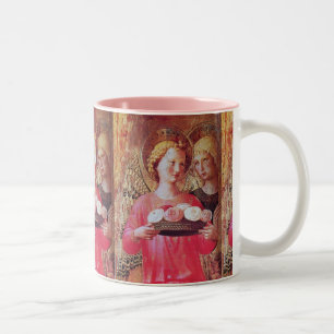 TASSE 2 COULEURS ANGEL AVEC ROSES