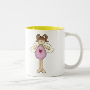 Tasse 2 Couleurs Anges peu de coeur