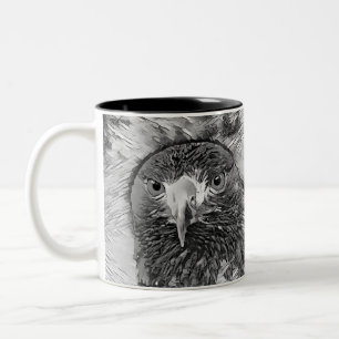 Tasse 2 Couleurs AnimalArtBW_Bird_003