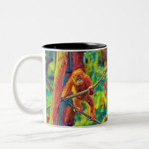Tasse 2 Couleurs AnimalColor_OrangUtan_014