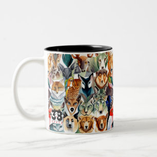Tasse 2 Couleurs Animaux Extraordinaires