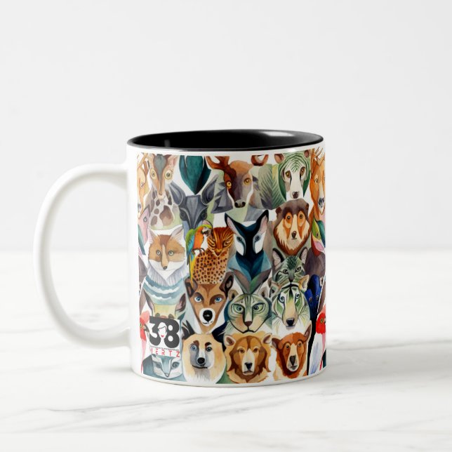 Tasse 2 Couleurs Animaux Extraordinaires (Gauche)