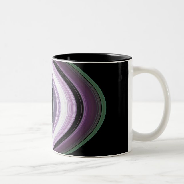 Tasse 2 Couleurs Anneaux de Saturne (Droit)