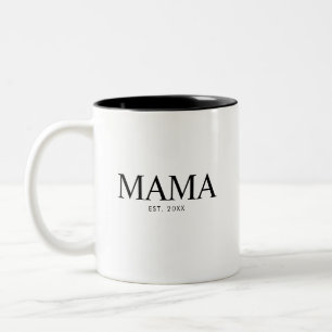 Tasse 2 Couleurs Année de fondation de maman